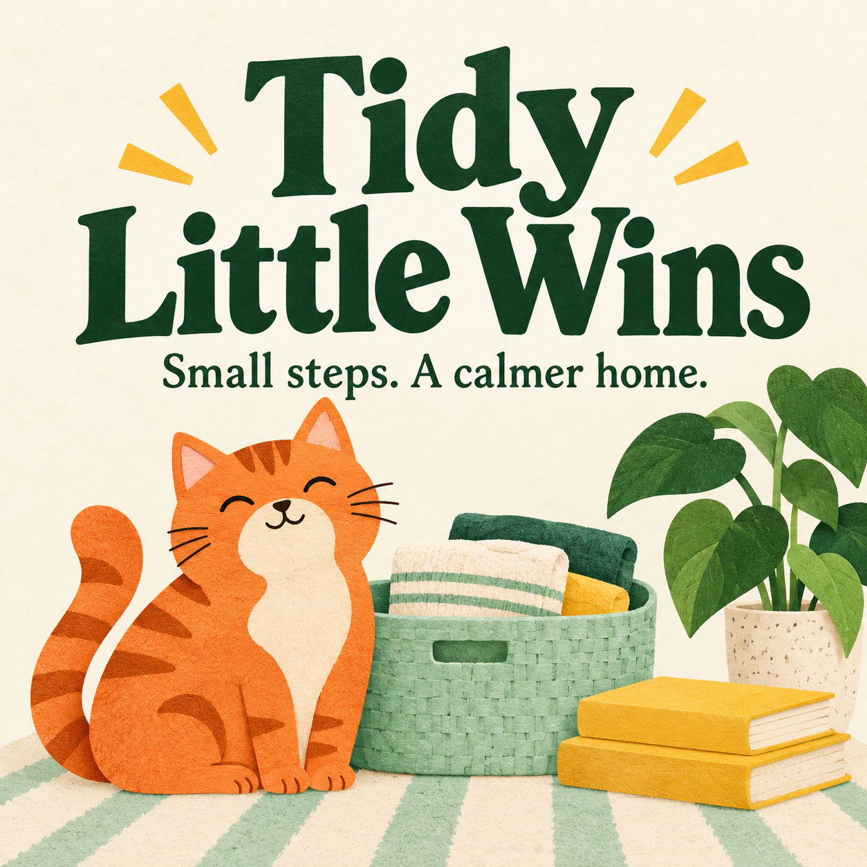 Tidy Little Wins original illustrated collection artwork